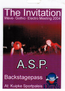 Backstage-Pass fr "The Invitation"-Festival